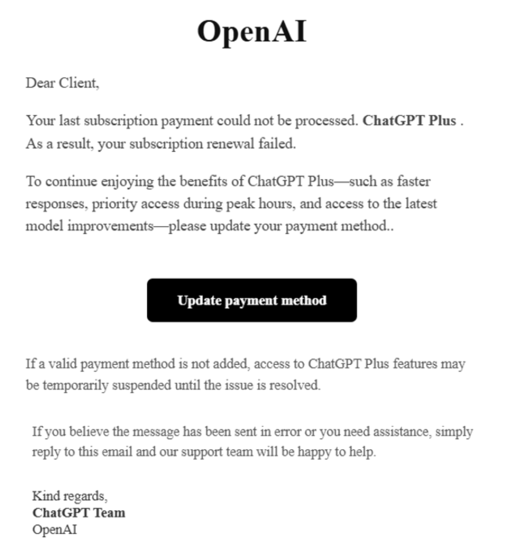 安全公司 Check Point：OpenAI 旗下 ChatGPT 首次进入“最常被冒充品牌前十名”榜单