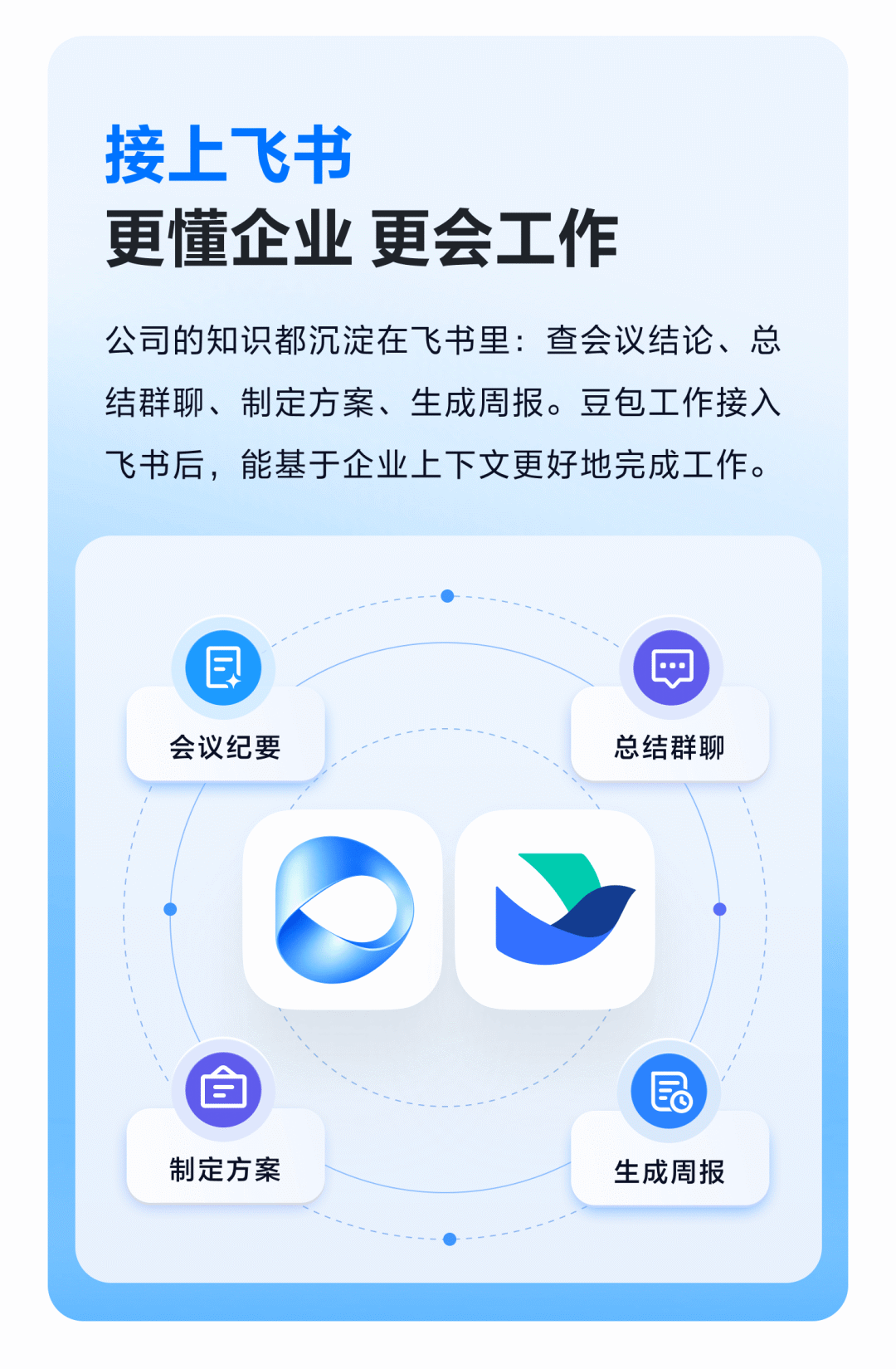 字节跳动发布“豆包工作”,与飞书深度打通
