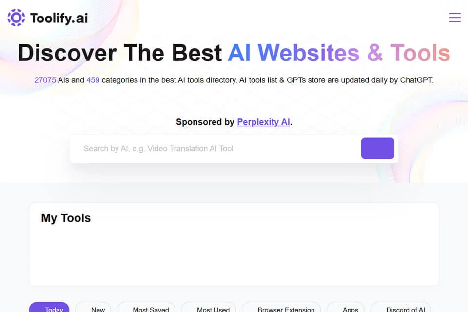 Toolify AI AI 工具导航平台封面