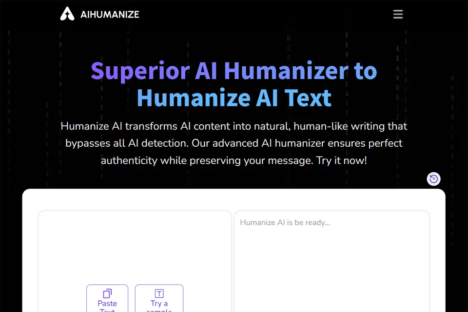 展示 AI HUMANIZE 文本改写流程的封面图