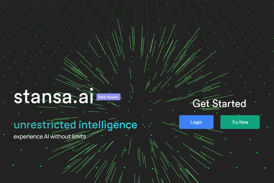 Stansa AI 写作与文本生成界面示意