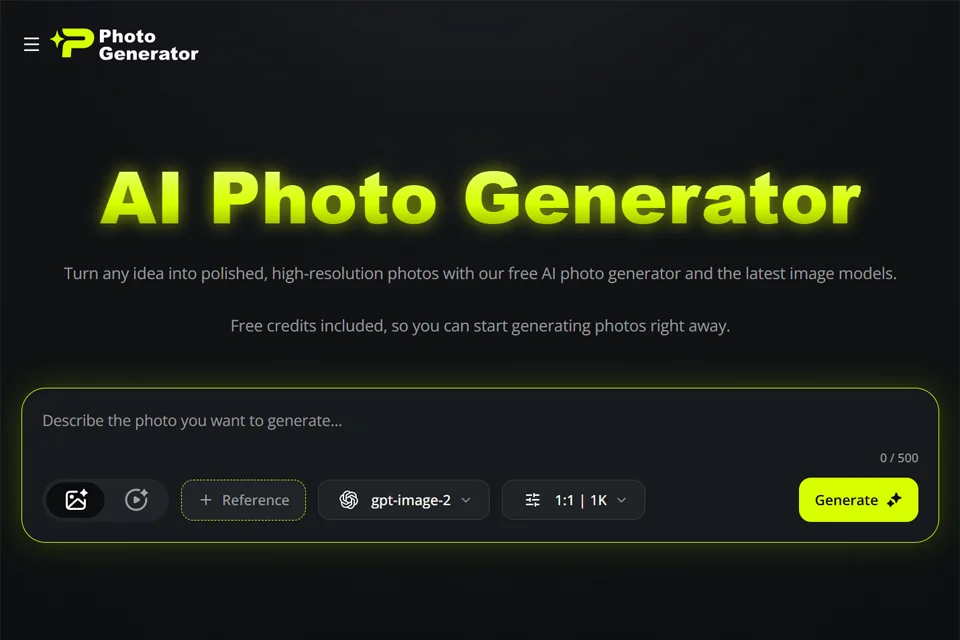 PhotoGenerator AI照片生成工具封面