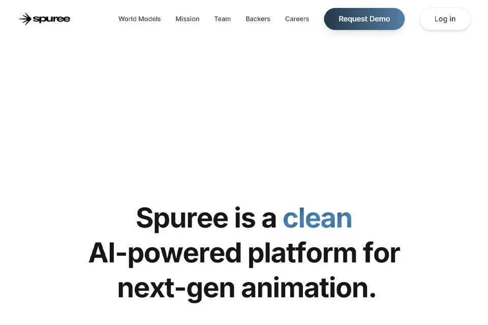 Spuree AI 动画制作平台封面图
