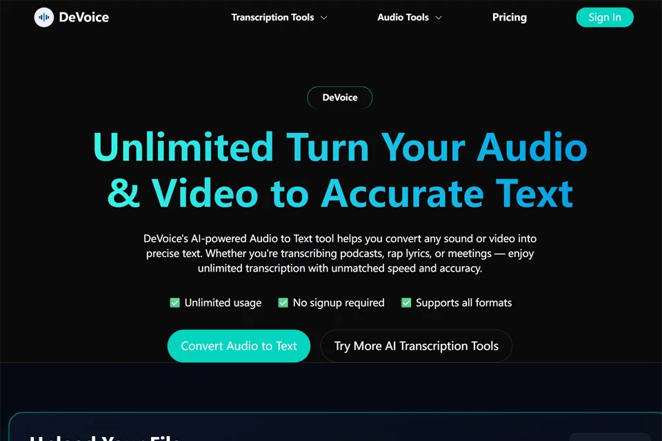Devoice 音视频处理工具封面图