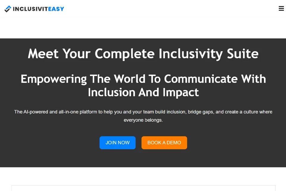 用于包容性语言文本审核的 InclusivitEasy 工具界面