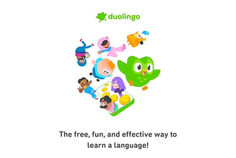 Duolingo 语言课程练习界面