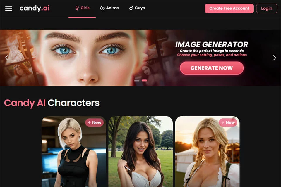 Candy AI AI伴侣聊天平台的产品封面