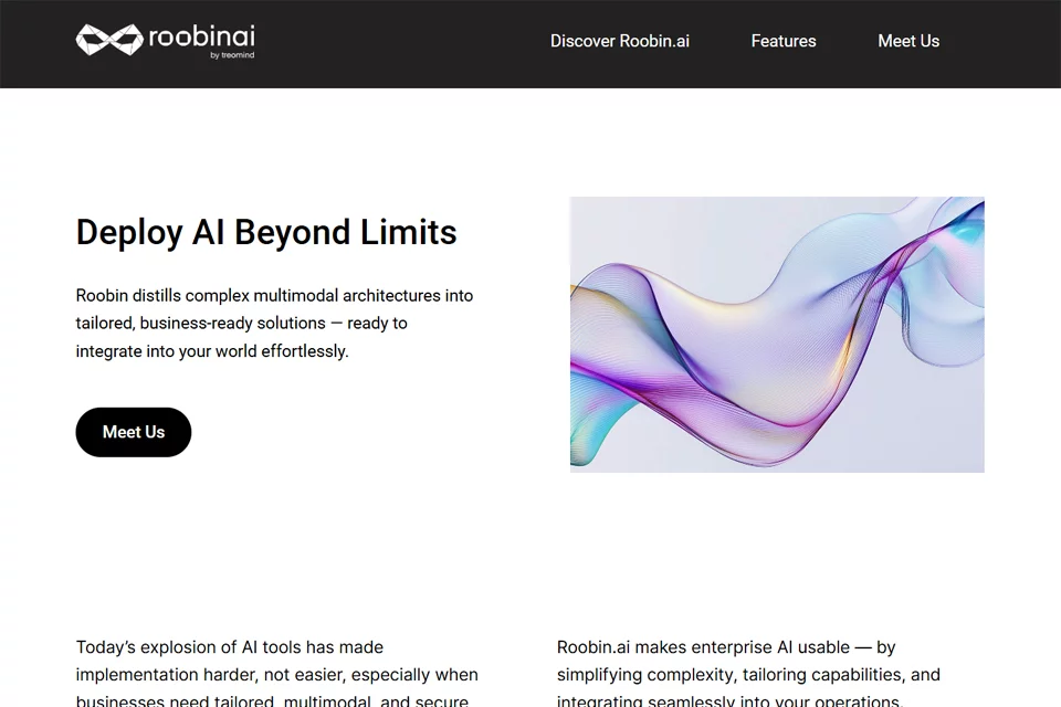 Roobin.ai 企业生成式 AI 解决方案