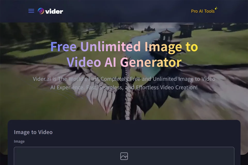 Vider.ai 图片转视频工具封面图