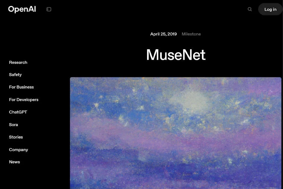 MuseNet生成多乐器音乐的产品展示图