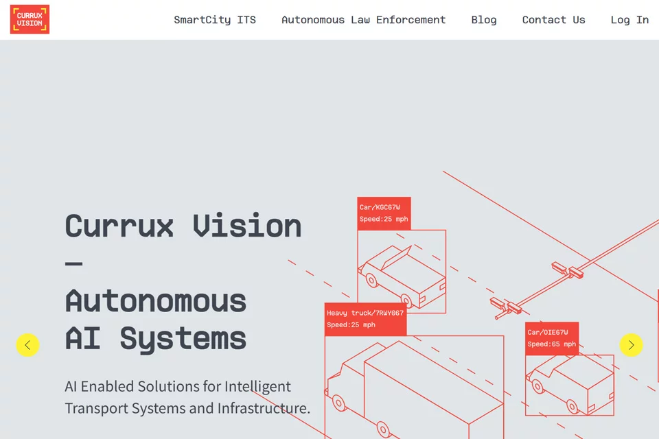 Currux Vision 用于道路视频分析的交通监控场景