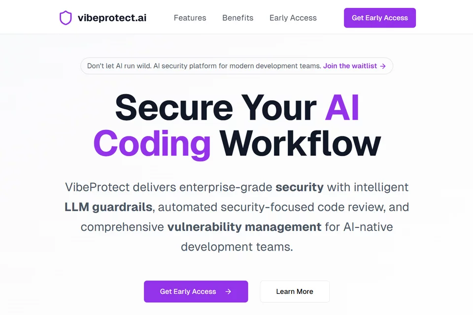 VidProtect AI 应用安全平台界面示意
