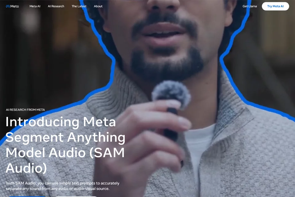 SAM Audio 从混合音频中提取目标声音的功能展示